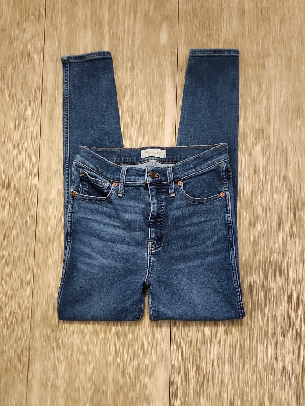 Madewell 10" High-Rise Skinny Denim Jeans  (Size: 28)